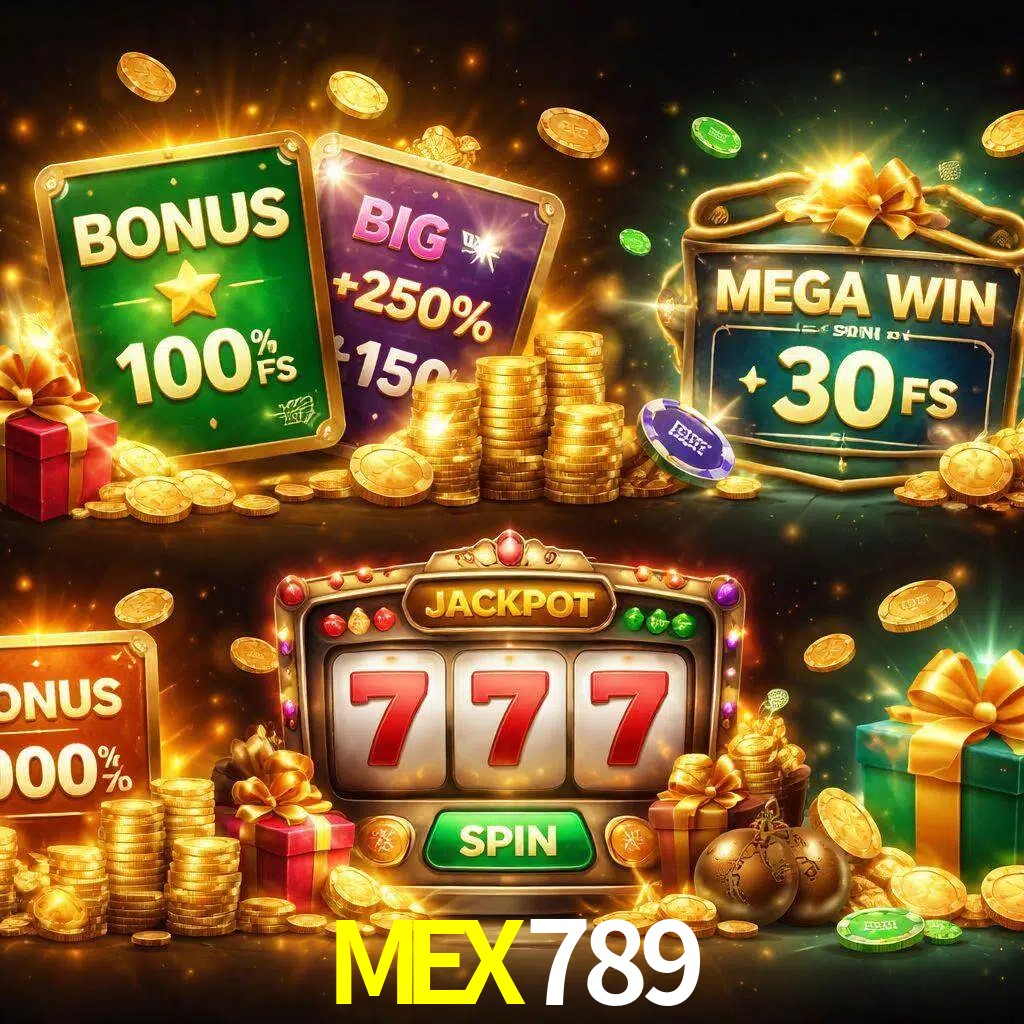 Tipos de bonos MEX789 incluyendo recompensas de bienvenida y promociones continuas